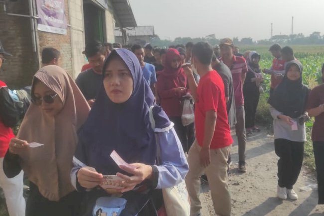 JALAN SEHAT KECAMATAN TULUNG DALA RANGKA HUT KEBUPATEN KLATEN KE 219 TAHUN 2023