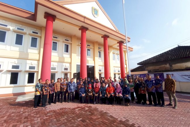 HARI PERTAMA MASUK KERJA KEC TULUNG GELAR HALAL BIHALAL 